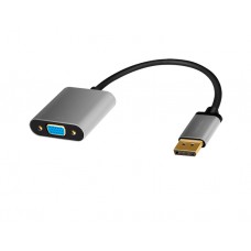 ადაპტერი: Logilink CDA0109 FHD/60Hz DisplayPort to VGA Adapter Black/Grey 0.15m
