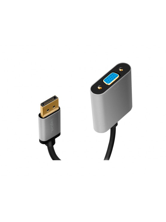 ადაპტერი: Logilink CDA0109 FHD/60Hz DisplayPort to VGA Adapter Black/Grey 0.15m