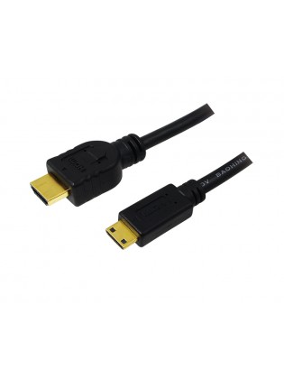 კაბელი: Logilink CH0022 4K/30Hz HDMI to Mini HDMI Type C Cable Black 1.5m