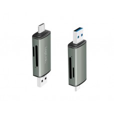 ბარათის წამკითხველი: Logilink CR0043 USB 3.2 Gen1 card reader for SD and microSD card