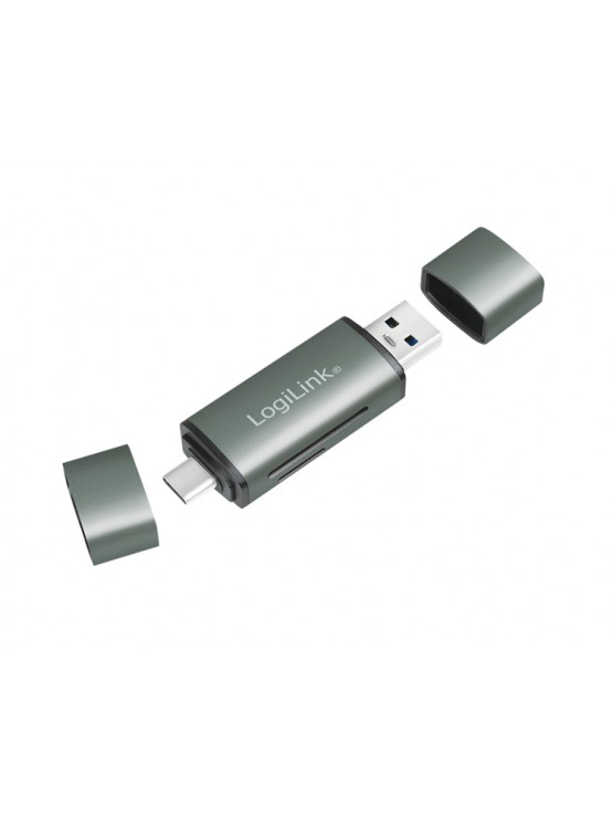 ბარათის წამკითხველი: Logilink CR0043 USB 3.2 Gen1 card reader for SD and microSD card