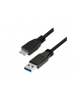 კაბელი: Logilink CU0026 USB-A/M to Micro-USB/M cable Black 1m