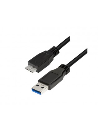 კაბელი: Logilink CU0026 USB-A/M to Micro-USB/M cable Black 1m