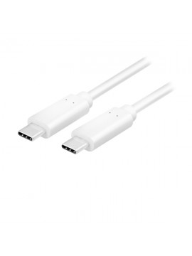 კაბელი: Logilink CU0131 USB Type-C 4K/60Hz White 1m 100W Up to 10 Gbps