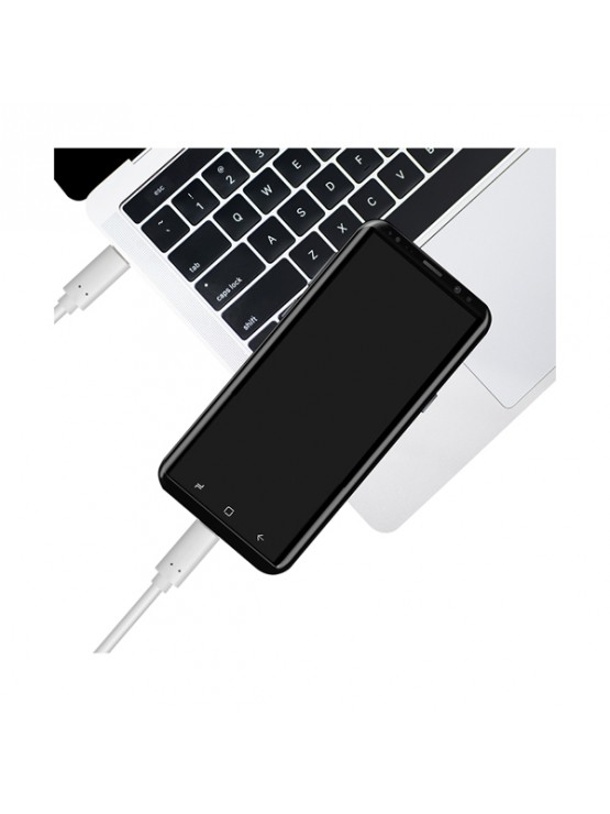 კაბელი: Logilink CU0131 USB Type-C 4K/60Hz White 1m 100W Up to 10 Gbps