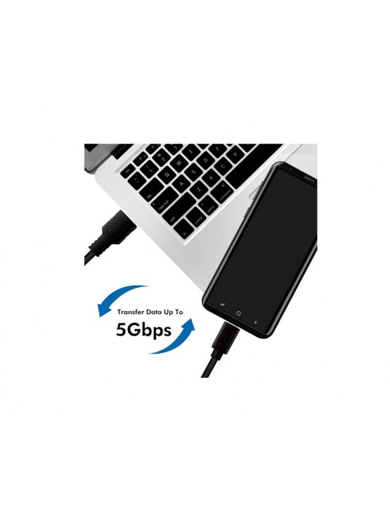 კაბელი: Logilink CU0169 USB-C to USB-A 3.0 Cable 1.5m 15W Up to 5 Gbps