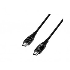კაბელი: Logilink CU0185 USB Type-C 240W PD Fast Charger Cable With E-mark & Display Black 2m