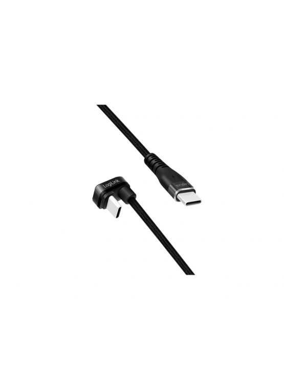 კაბელი: Logilink CU0190 USB Type-C Gaming Cable with U-Shaped Plug 1m 60w
