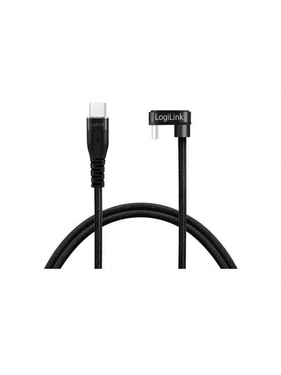 კაბელი: Logilink CU0190 USB Type-C Gaming Cable with U-Shaped Plug 1m 60w