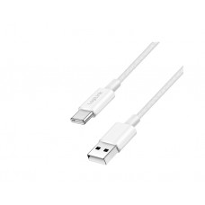 კაბელი: Logilink CU0321 USB 2.0 to USB-C Cable 60W Nylon White 1m