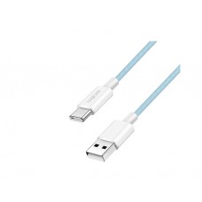 კაბელი: Logilink CU0330 USB 2.0 to USB-C Cable 60W Nylon Blue 1m