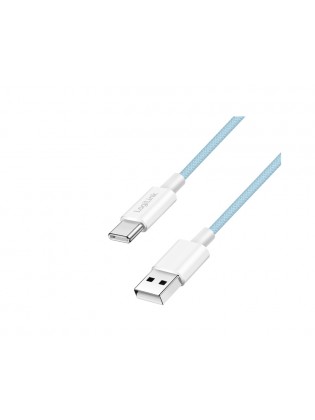 კაბელი: Logilink CU0331 USB 2.0 to USB-C Cable 60W Nylon Blue 1.5m