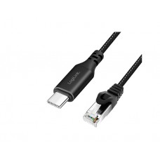 კაბელი: Logilink CU0412 USB-C 3.2 to RJ45 (CAT6) Ethernet Cable Adapter 2m