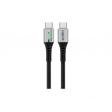 კაბელი: Logilink CU0424 USB 2.0 Type-C 480Mbps 100W LED Cable Black 2m