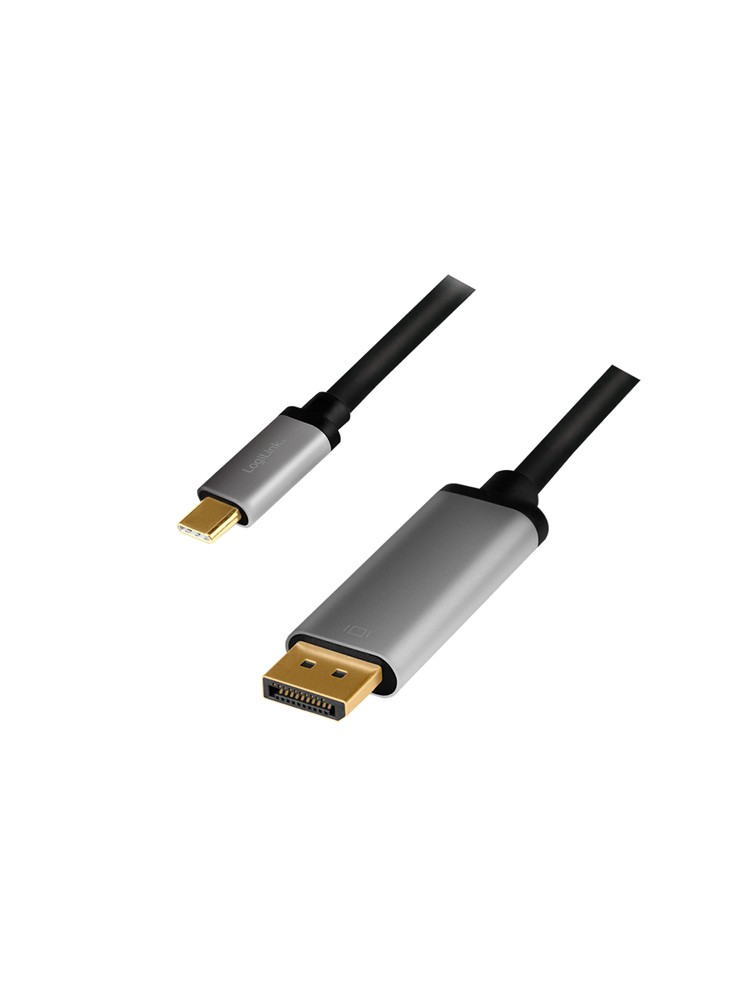 კაბელი: Logilink CUA0100 USB-C to DisplayPort 4K/60Hz Cable Adapter 1.8m