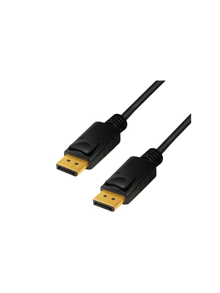 კაბელი: Logilink CV0121 8K/60Hz DisplayPort Cable Black 3m