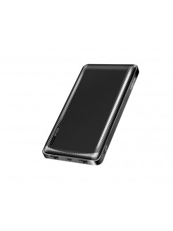 დამტენი: Logilink PA0328RF Powerbank 10.000 mAh 2xUSB-A/USB-C with fast charging Black