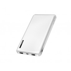 დამტენი: Logilink PA0328W Powerbank 10.000 mAh 2xUSB-A/USB-C/micro-USB with fast charging White