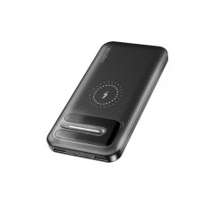 დამტენი: Logilink PA0343RF Powerbank 10.000 mAh wireless charging + 2xUSB-A/1xUSB-C Black