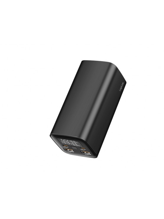 დამტენი: Logilink PA0350 Power Bank 20.000 mAh QC 3.0 & PD 3.0 65W With LCD Display Black