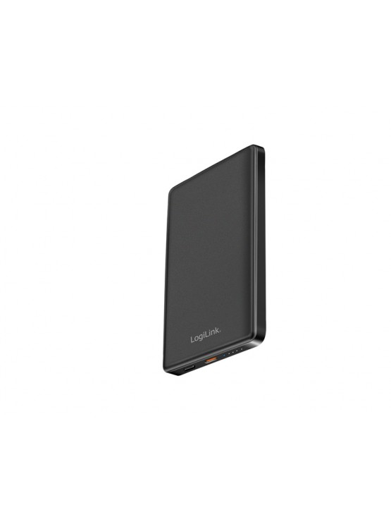 დამტენი: Logilink PA0352 Magnetic Power Bank 5.000 mAh USB-C PD 15^W Black