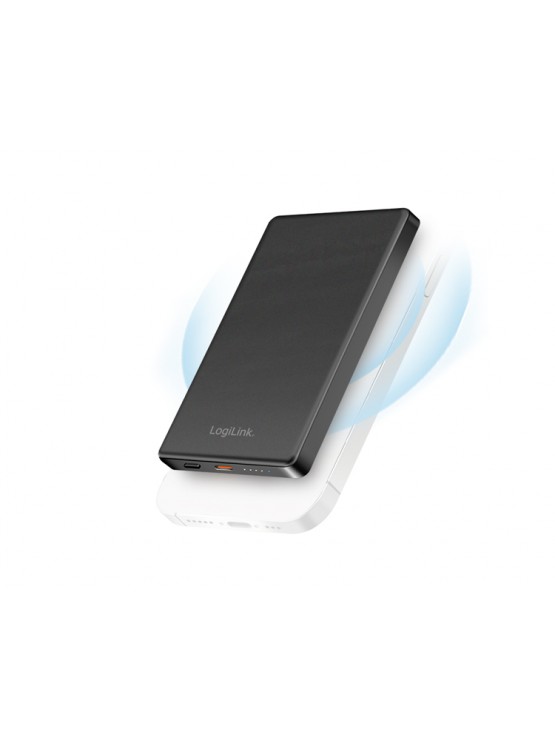 დამტენი: Logilink PA0352 Magnetic Power Bank 5.000 mAh USB-C PD 15^W Black