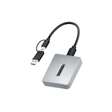 დოქ სადგური: Logilink QP0034 1-Port USB 3.2 Gen2 10 Gbit/s M.2 NVMe (PCIe) Docking Station Aluminium