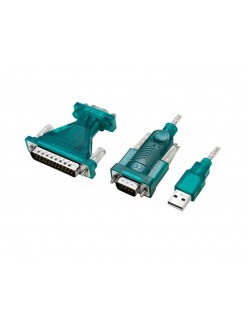 ადაპტერი: Logilink UA0042B USB 2.0 to Serial Cable with DB9 to DB25 Adapter