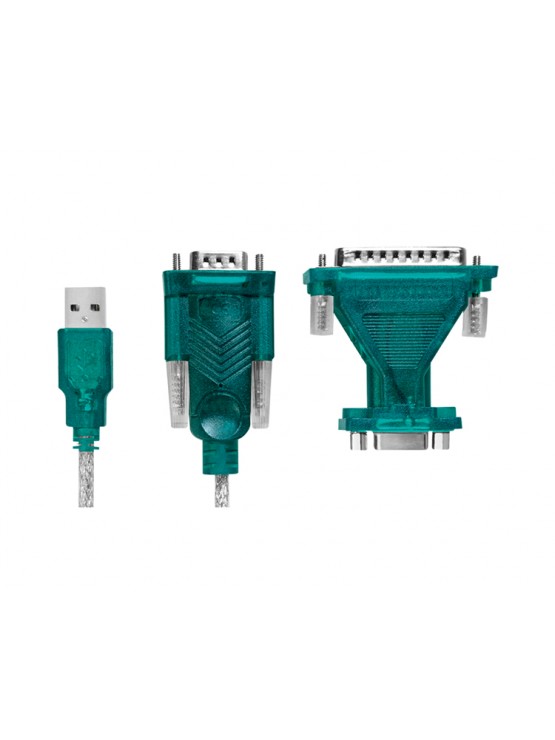 ადაპტერი: Logilink UA0042B USB 2.0 to Serial Cable with DB9 to DB25 Adapter