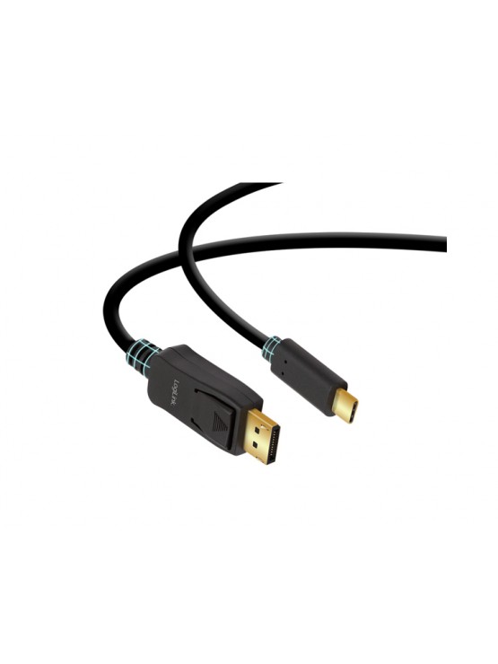 კაბელი: Logilink UA0335 4K/60Hz USB Type-C 3.2 Gen1 to DP Cable Black 1.8m