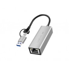 ადაპტერი: Logilink UA0422 USB-A/-C to 2.5G Ethernet Adapter Grey