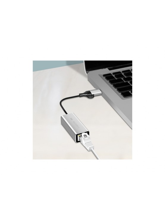 ადაპტერი: Logilink UA0422 USB-A/-C to 2.5G Ethernet Adapter Grey