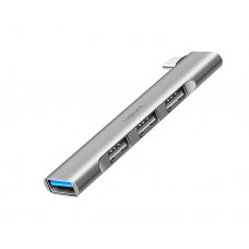 USB ჰაბი: Logilink UA0437 Ultraslim 4-port USB-C hub 18W Aluminum