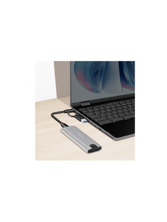 მყარი დისკის ყუთი: Logilink UA0439 M.2 NVMe (PCIe) USB 3.2 Gen2 10Gbit/s Hard Drive Enclosure