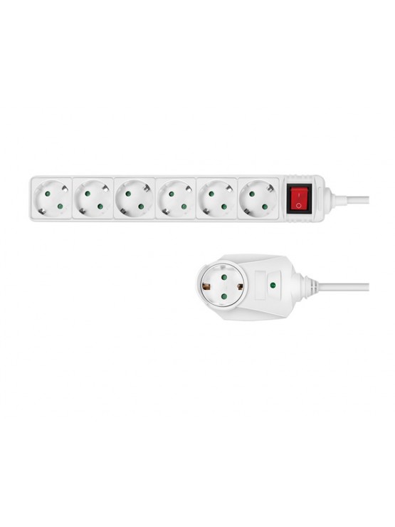 დენის ადაპტორი: Logilink LPS274 Socket outlet 7-way + switch 2m