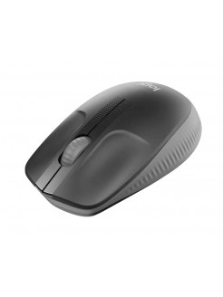 მაუსი: Logitech M190 Full-Size Wireless Mouse Dark Grey - 910-005905