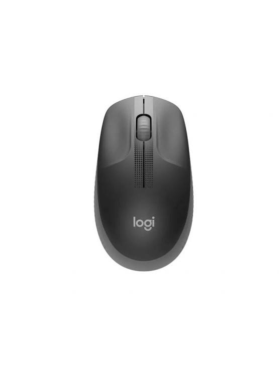 მაუსი: Logitech M190 Full-Size Wireless Mouse Dark Grey - 910-005905