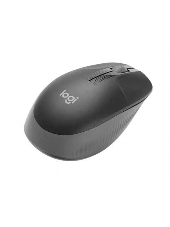მაუსი: Logitech M190 Full-Size Wireless Mouse Dark Grey - 910-005905