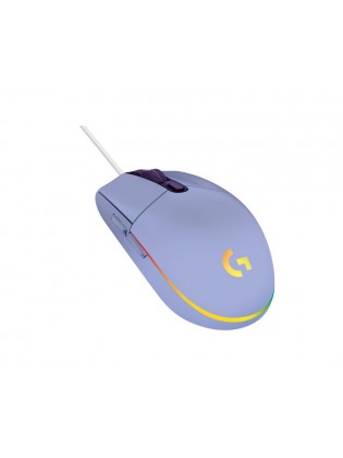 მაუსი: Logitech G203 LIGHTSYNC Wired Gaming Mouse Lilac - 910-005853