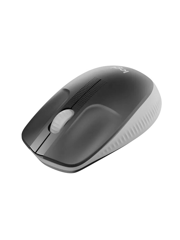 მაუსი: Logitech M190 Full-Size Wireless Mouse Mid Grey - 910-005906