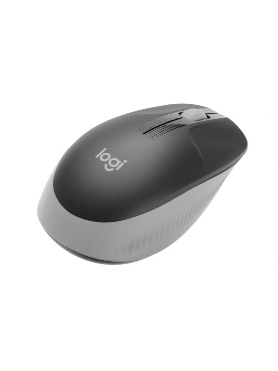 მაუსი: Logitech M190 Full-Size Wireless Mouse Mid Grey - 910-005906