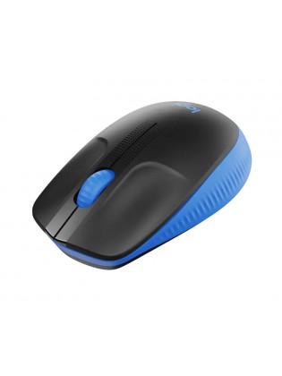 მაუსი: Logitech M190 Full-Size Wireless Mouse Blue - 910-005907