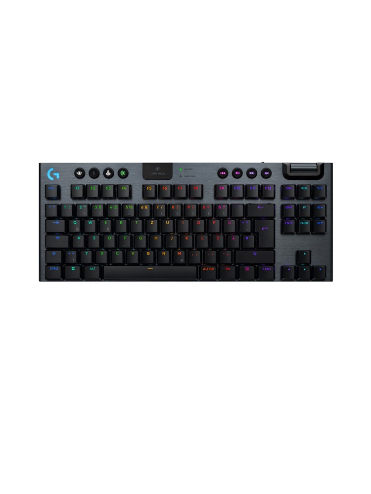 კლავიატურა: Logitech G915 X LIGHTSPEED TKL RGB Wireless Gaming Keyboard Black - 920-012721