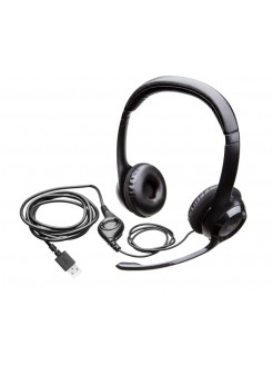 ყურსასმენი: Logitech H390 Computer Headset USB Black - 981-000406