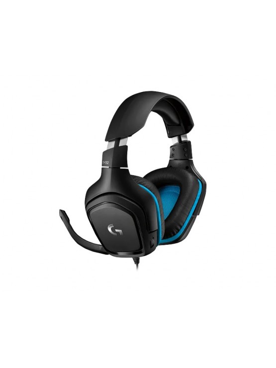 ყურსასმენი: Logitech G432 7.1 Surround Sound Wired Gaming Headset Black/Blue - 981-000770