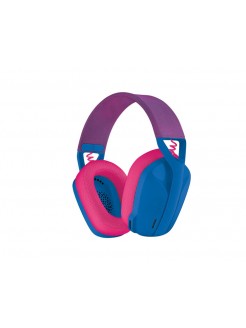 ყურსასმენი: Logitech G435 LIGHTSPEED Wireless Gaming Headset Blue/Raspberry - 981-001062