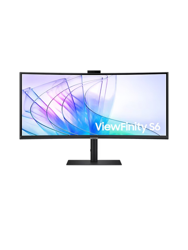 მონიტორი: Samsung ViewFinity S6 LS34C650VAIXCI 34" WQHD Curved VA 100Hz 5ms HDMI DP USB/USB-C Built-in Speaker