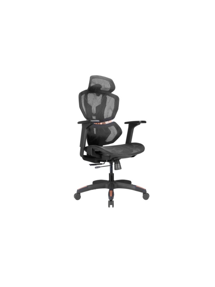 გეიმინგ სავარძელი: LUMI CH09-8 Gaming Chair Mesh Black/Orange