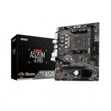 დედა დაფა: MSI A520M-A PRO 2DDR4 AM4