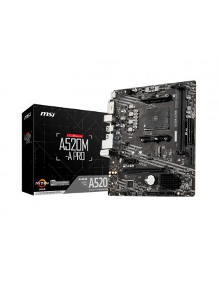 დედა დაფა: MSI A520M-A PRO 2DDR4 AM4